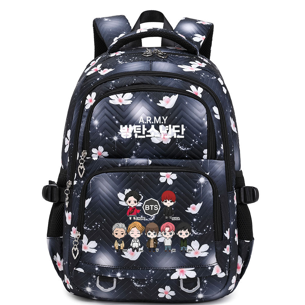 KPOP BTS Waterproof Backpacks Kids School Bags Teenagers Backpack