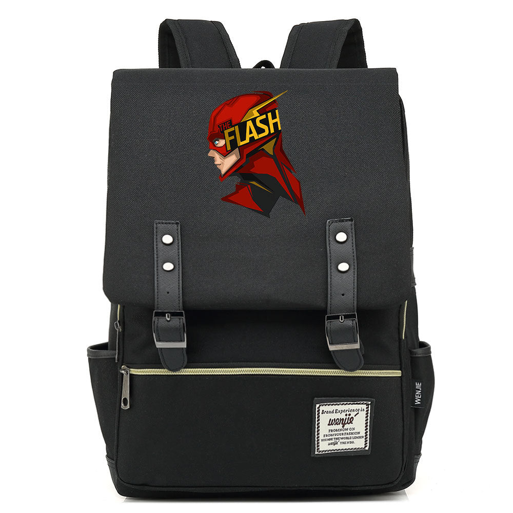 The Flash Barry Cosplay Canvas Travel Backpack School Bag