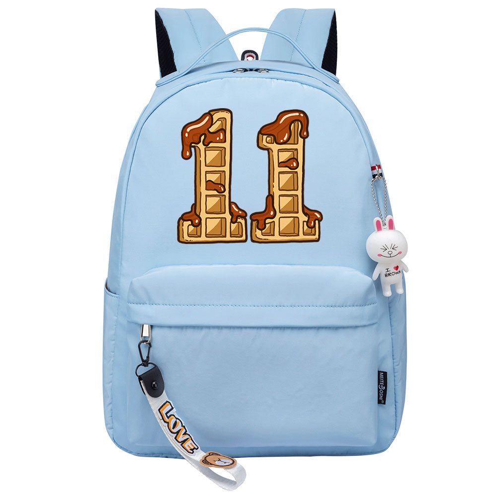 Strangers Things 11 Cosplay Backpack School Bag Water Proof