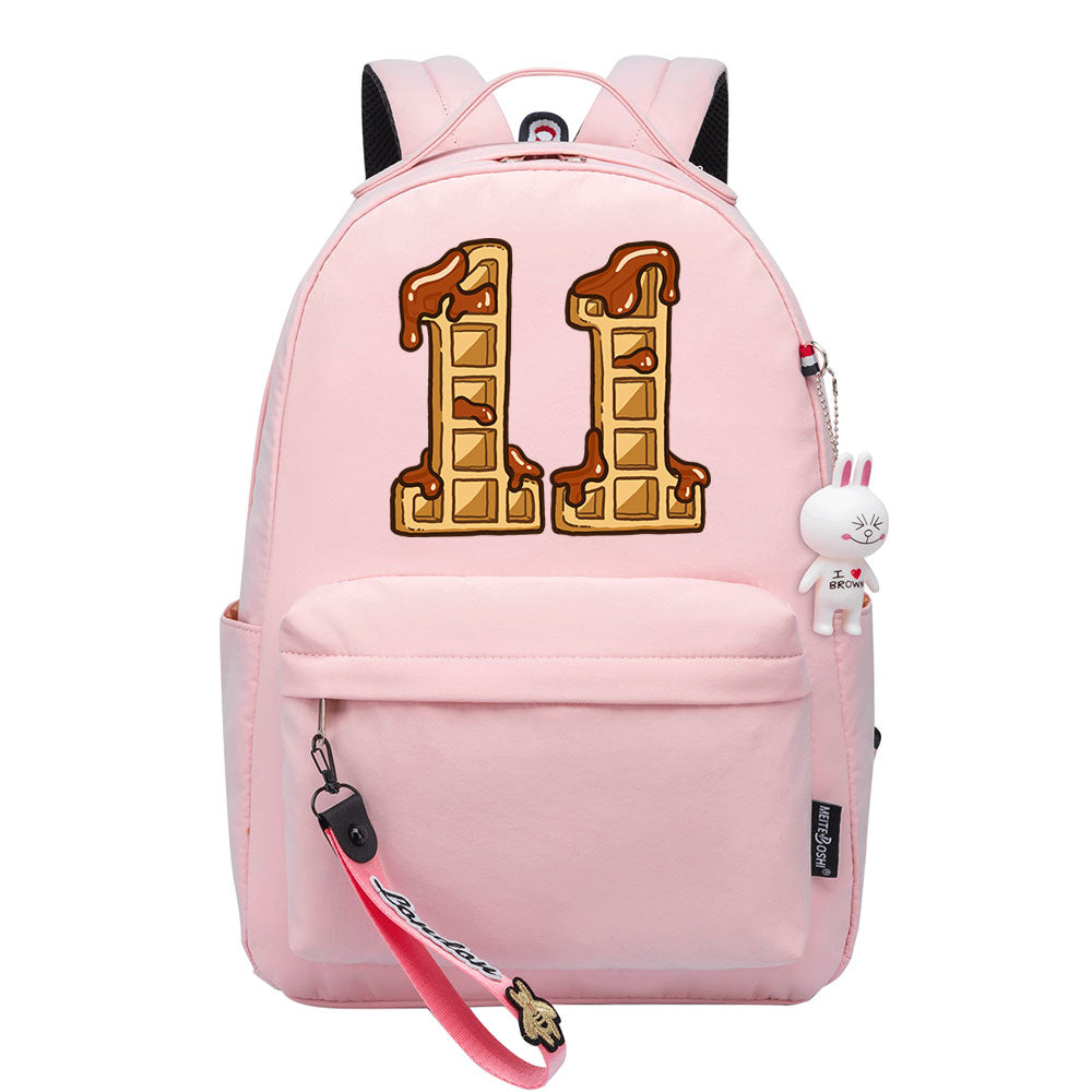 Strangers Things 11 Cosplay Backpack School Bag Water Proof