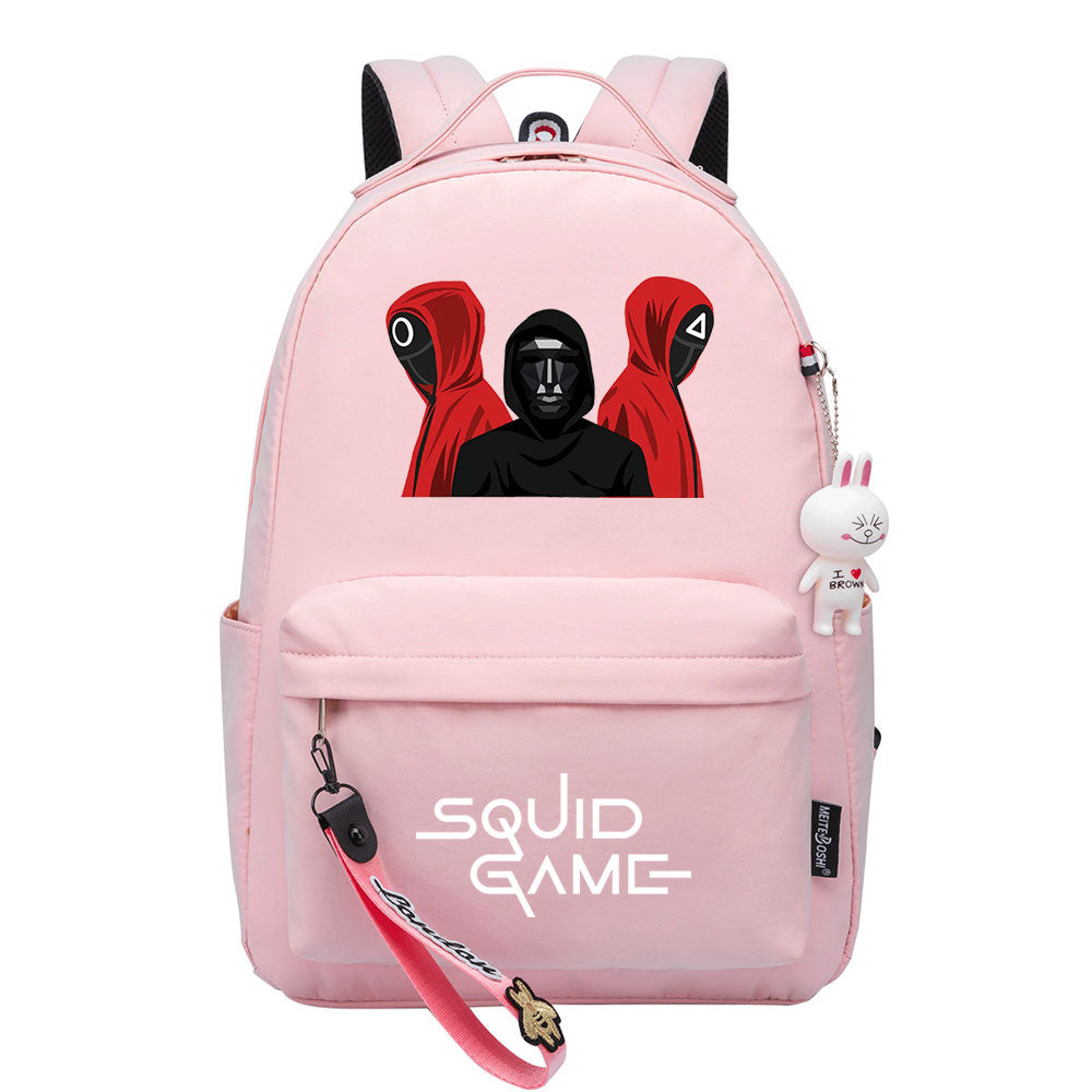 Squid Game Backpack Shoolbag Notebook Bag Gifts for Kids Students