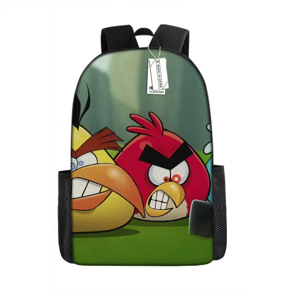 Angry Birds Backpack School Sports Bag
