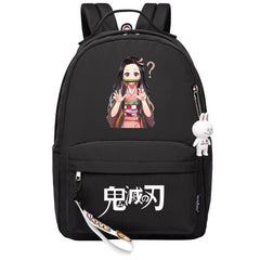 Demon Slayer Kimetsu No Yaiba Kamado Nezuko Cosplay Backpack School Bag Water Proof