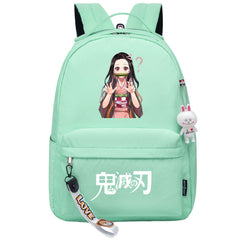 Demon Slayer Kimetsu No Yaiba Kamado Nezuko Cosplay Backpack School Bag Water Proof