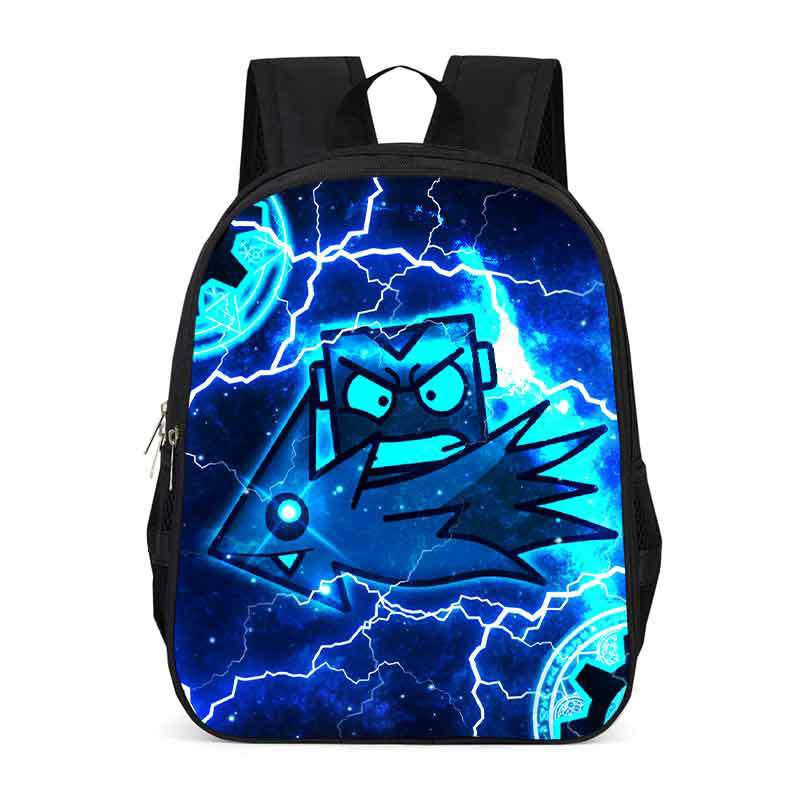 Geometry Dash Backpack School Sports Bag for Kids Boy Girl Kindergarten