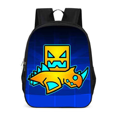Geometry Dash Backpack School Sports Bag for Kids Boy Girl Kindergarten