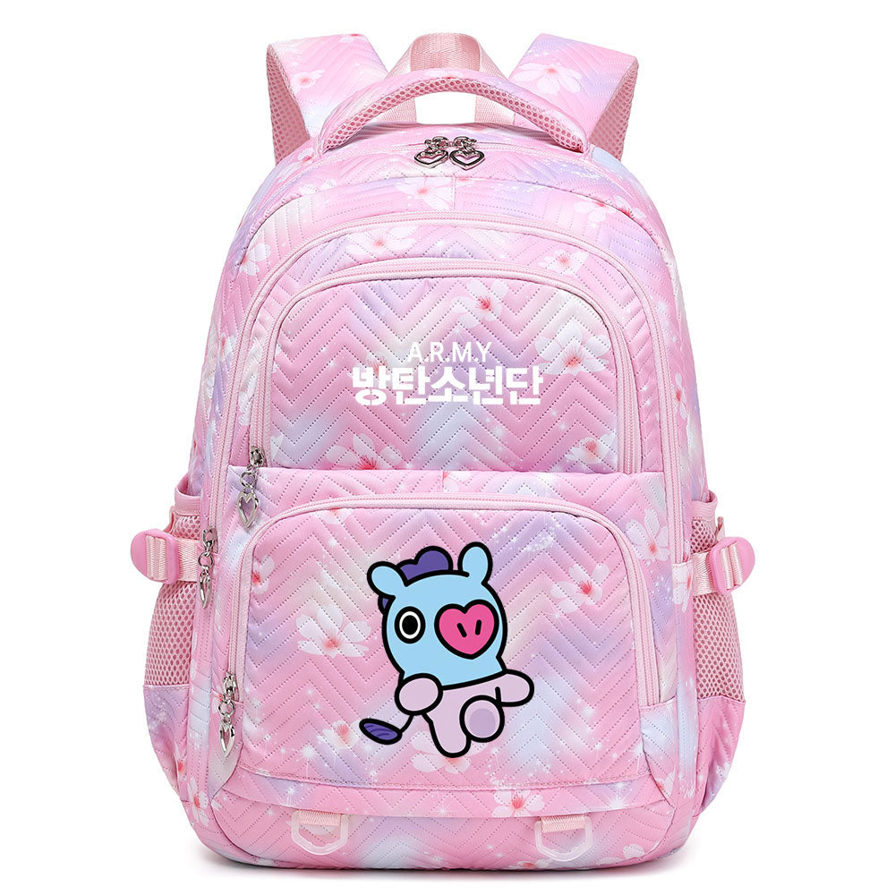 KPOP BTS Mang Waterproof Backpacks Kids School Bags Teenagers Backpack
