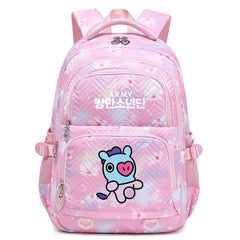 KPOP BTS Mang Waterproof Backpacks Kids School Bags Teenagers Backpack