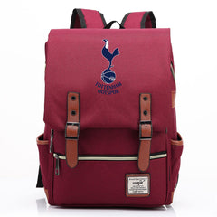Tottenham Hotspur Football Club Canvas Travel Backpack School Book Bag