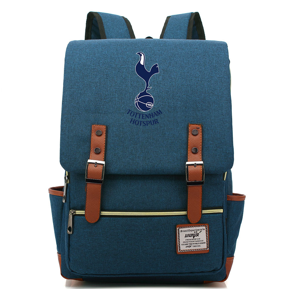 Tottenham Hotspur Football Club Canvas Travel Backpack School Book Bag