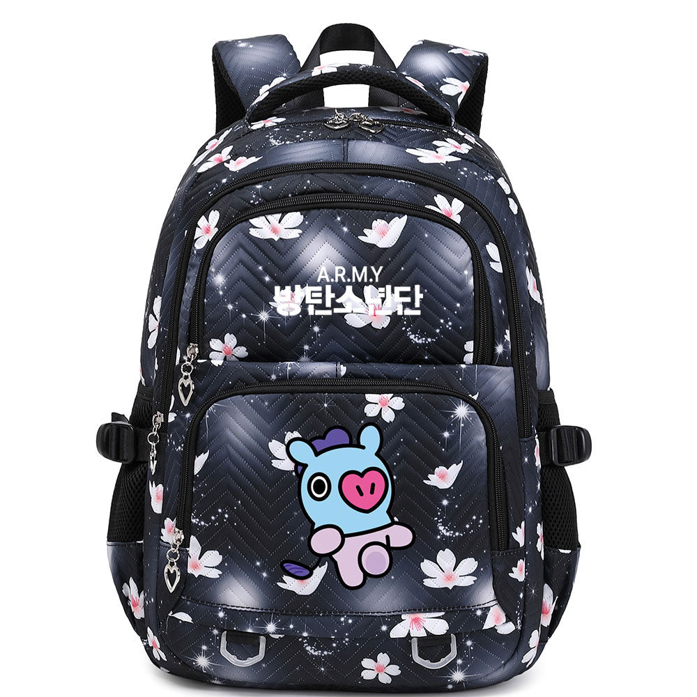 KPOP BTS Mang Waterproof Backpacks Kids School Bags Teenagers Backpack