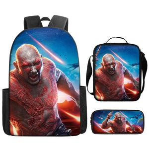 Guardians of the Galaxy Schoolbag Backpack Lunch Bag Pencil Case 3pcs Set Gift for Kids Students