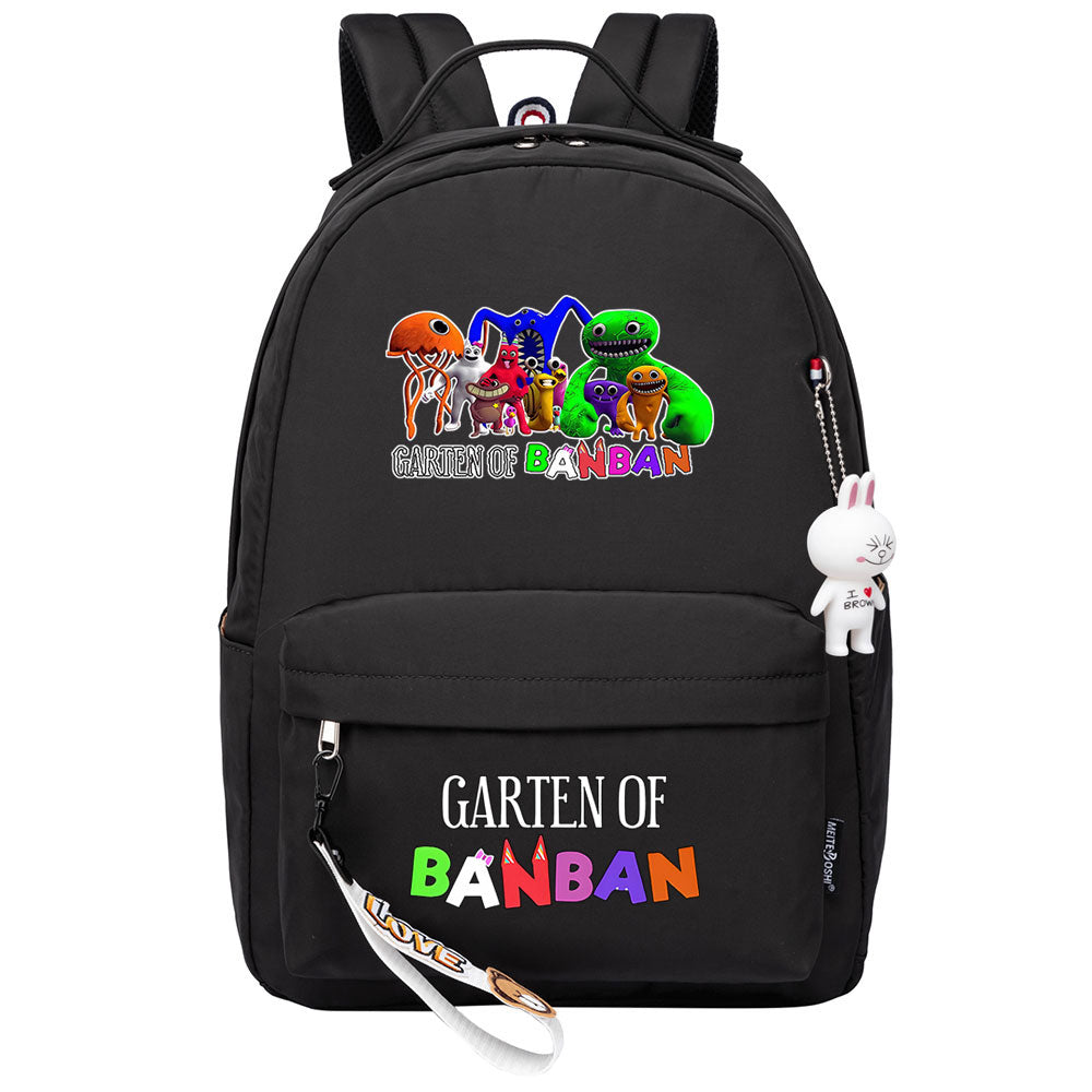 Garten of Banban USB Charging Backpack Shoolbag Notebook Bag Gifts for Kids Students