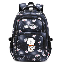 KPOP BTS RJ Waterproof Backpacks Kids School Bags Teenagers Backpack