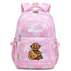 KPOP BTS Shooky Waterproof Backpacks Kids School Bags Teenagers Backpack