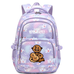 KPOP BTS Shooky Waterproof Backpacks Kids School Bags Teenagers Backpack