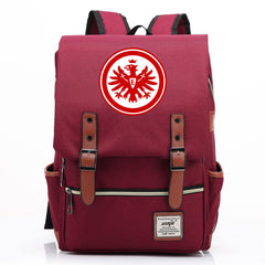 Eintracht Frankfurt Football Club Canvas Travel Backpack School Book Bag