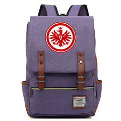 Eintracht Frankfurt Football Club Canvas Travel Backpack School Book Bag
