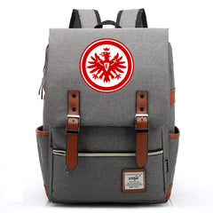 Eintracht Frankfurt Football Club Canvas Travel Backpack School Book Bag