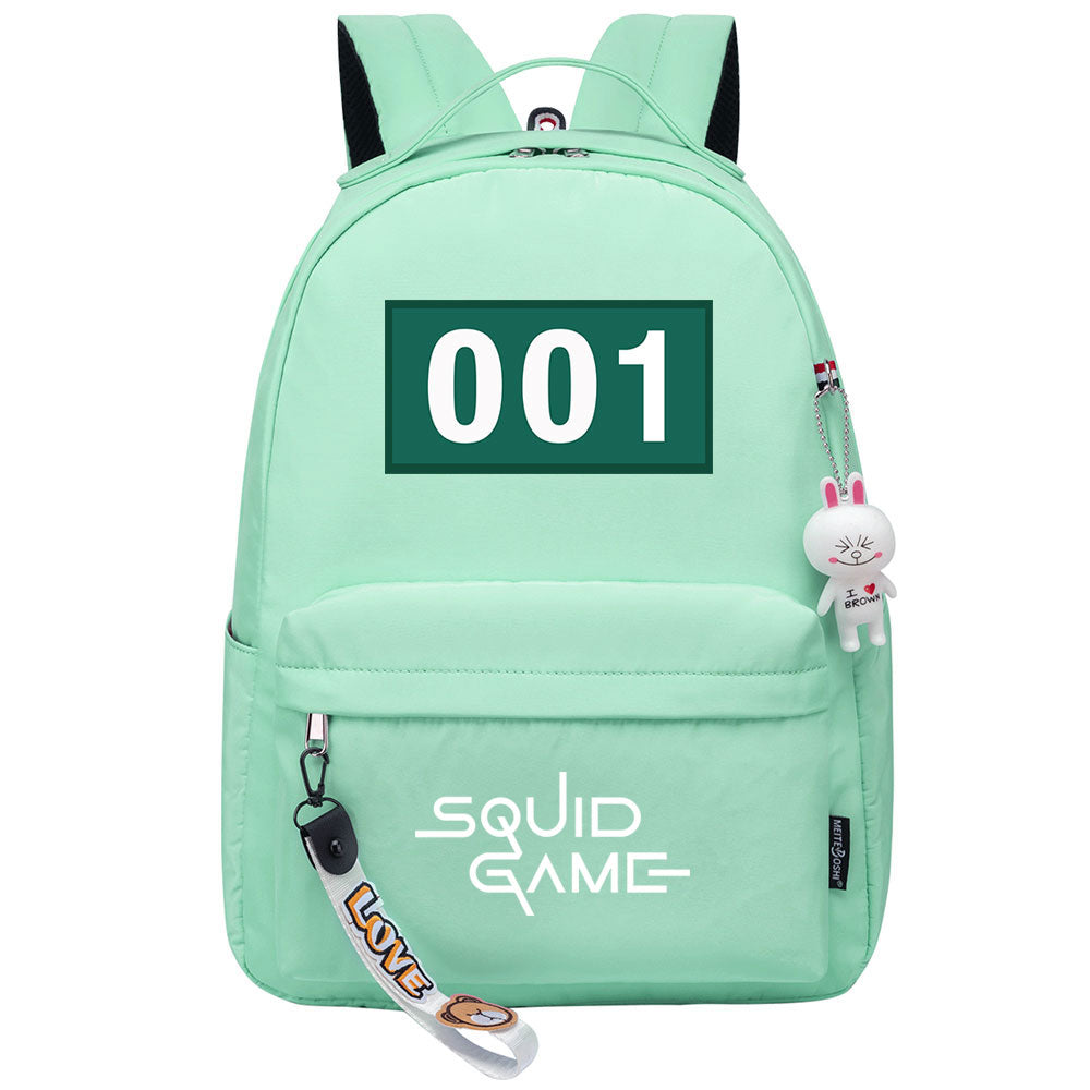 Squid Game Backpack Shoolbag Notebook Bag Gifts for Kids Students