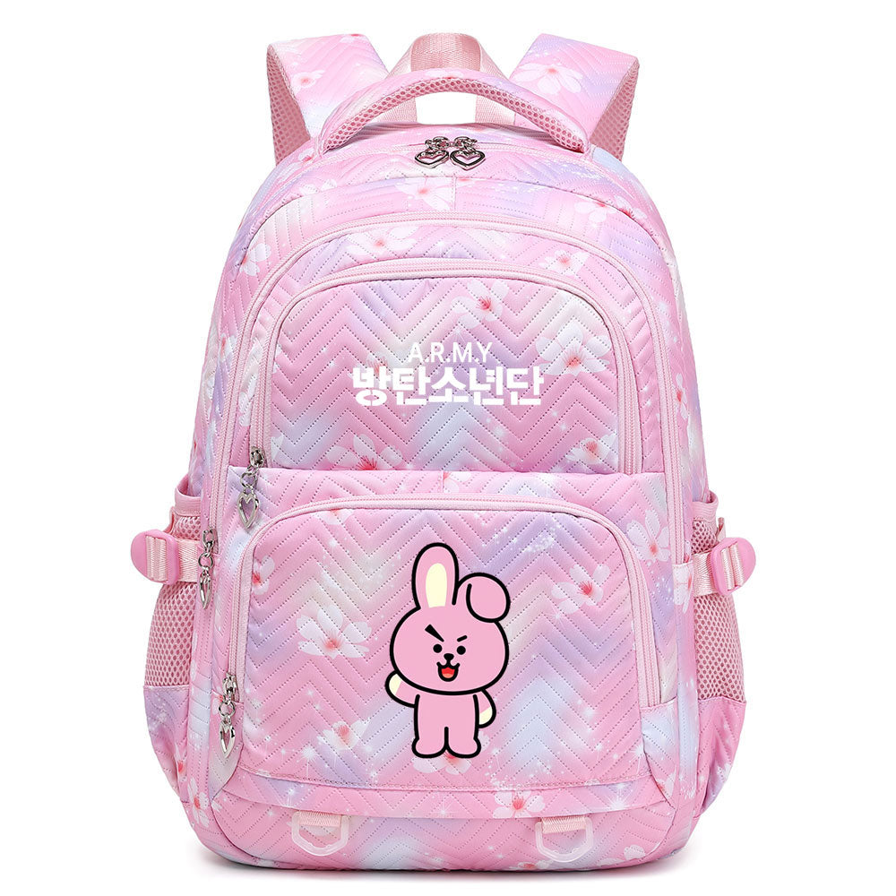 KPOP BTS Cooky Waterproof Backpacks Kids School Bags Teenagers Backpack
