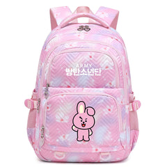KPOP BTS Cooky Waterproof Backpacks Kids School Bags Teenagers Backpack