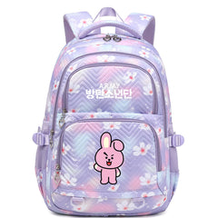 KPOP BTS Cooky Waterproof Backpacks Kids School Bags Teenagers Backpack