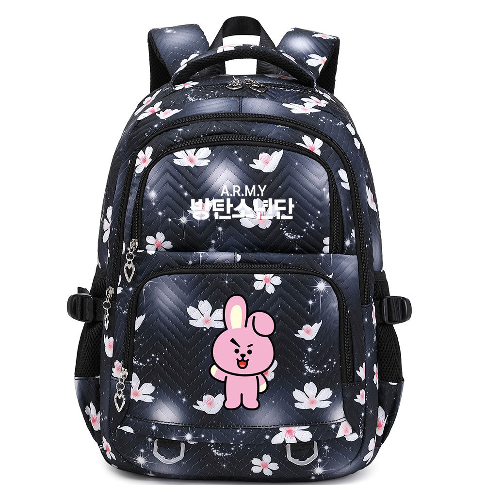 KPOP BTS Cooky Waterproof Backpacks Kids School Bags Teenagers Backpack