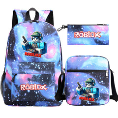 2025 Roblox Game SchoolBag Backpack Shoulder Bag Book Pencil Bags 3pcs Set