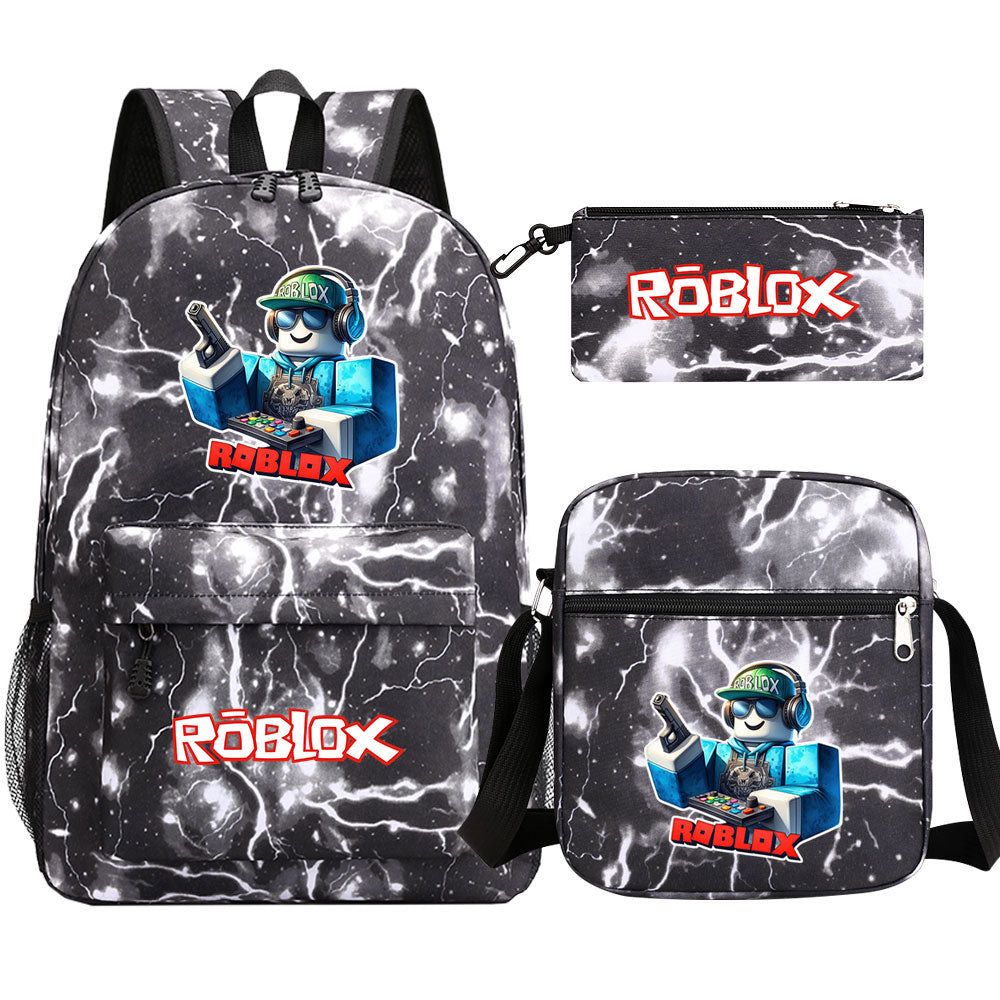 2025 Roblox Game SchoolBag Backpack Shoulder Bag Book Pencil Bags 3pcs Set