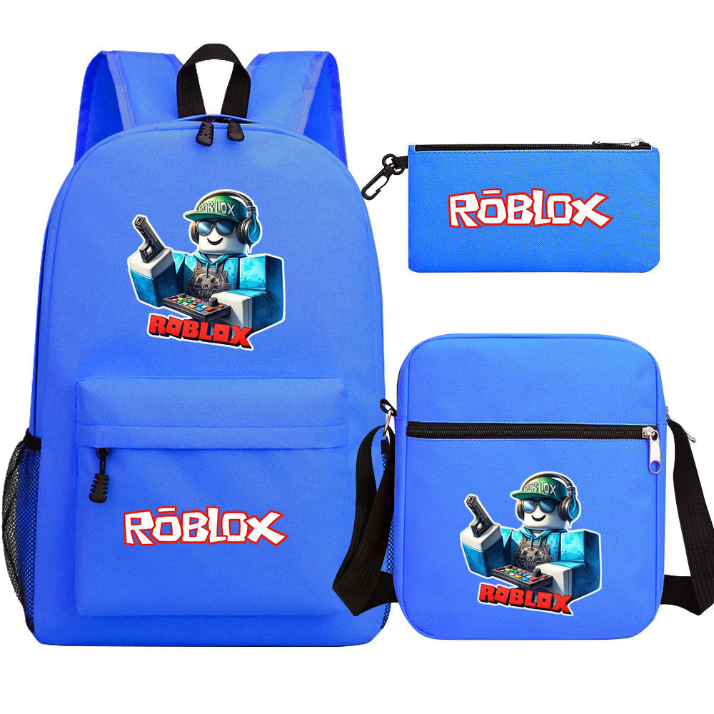 2025 Roblox Game SchoolBag Backpack Shoulder Bag Book Pencil Bags 3pcs Set