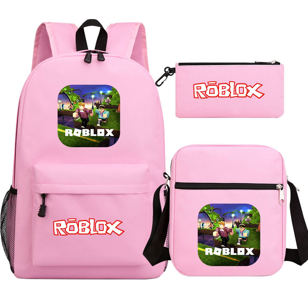 2025 Roblox SchoolBag Backpack Shoulder Bag Book Pencil Bags 3pcs Set