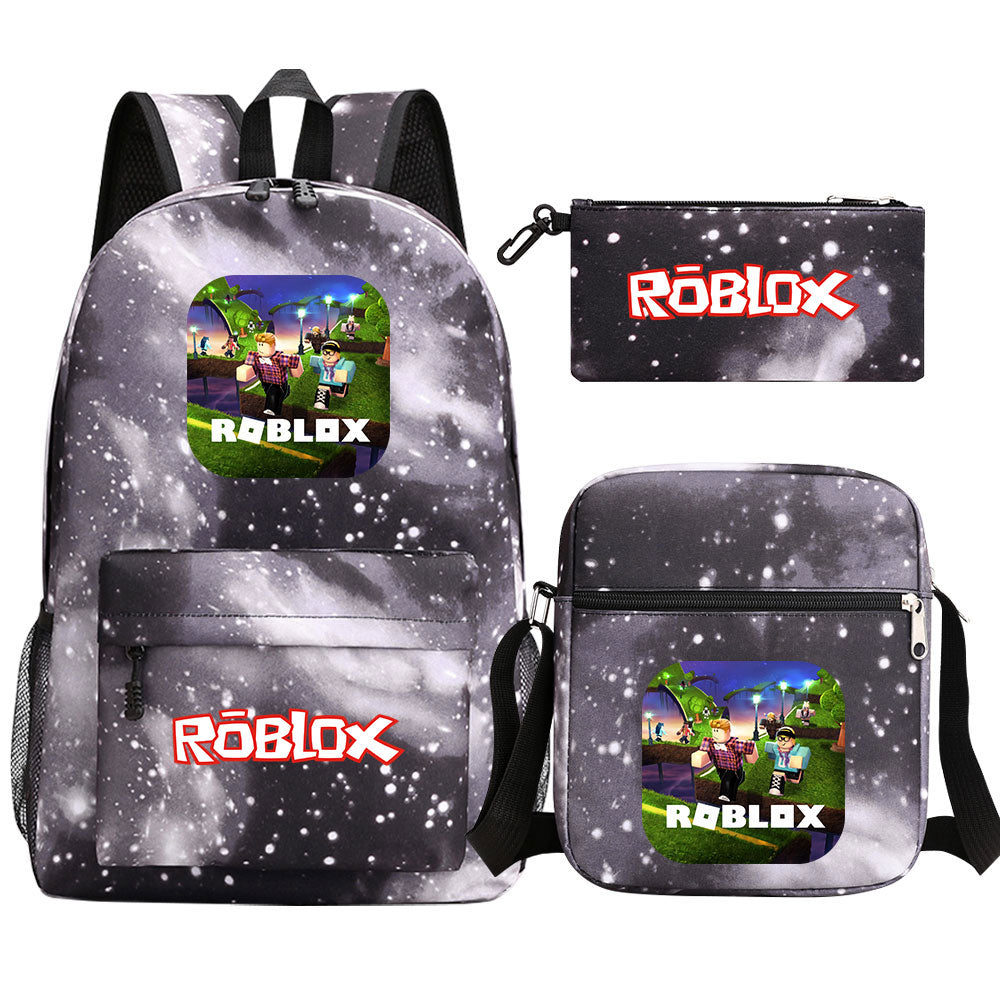 2025 Roblox SchoolBag Backpack Shoulder Bag Book Pencil Bags 3pcs Set