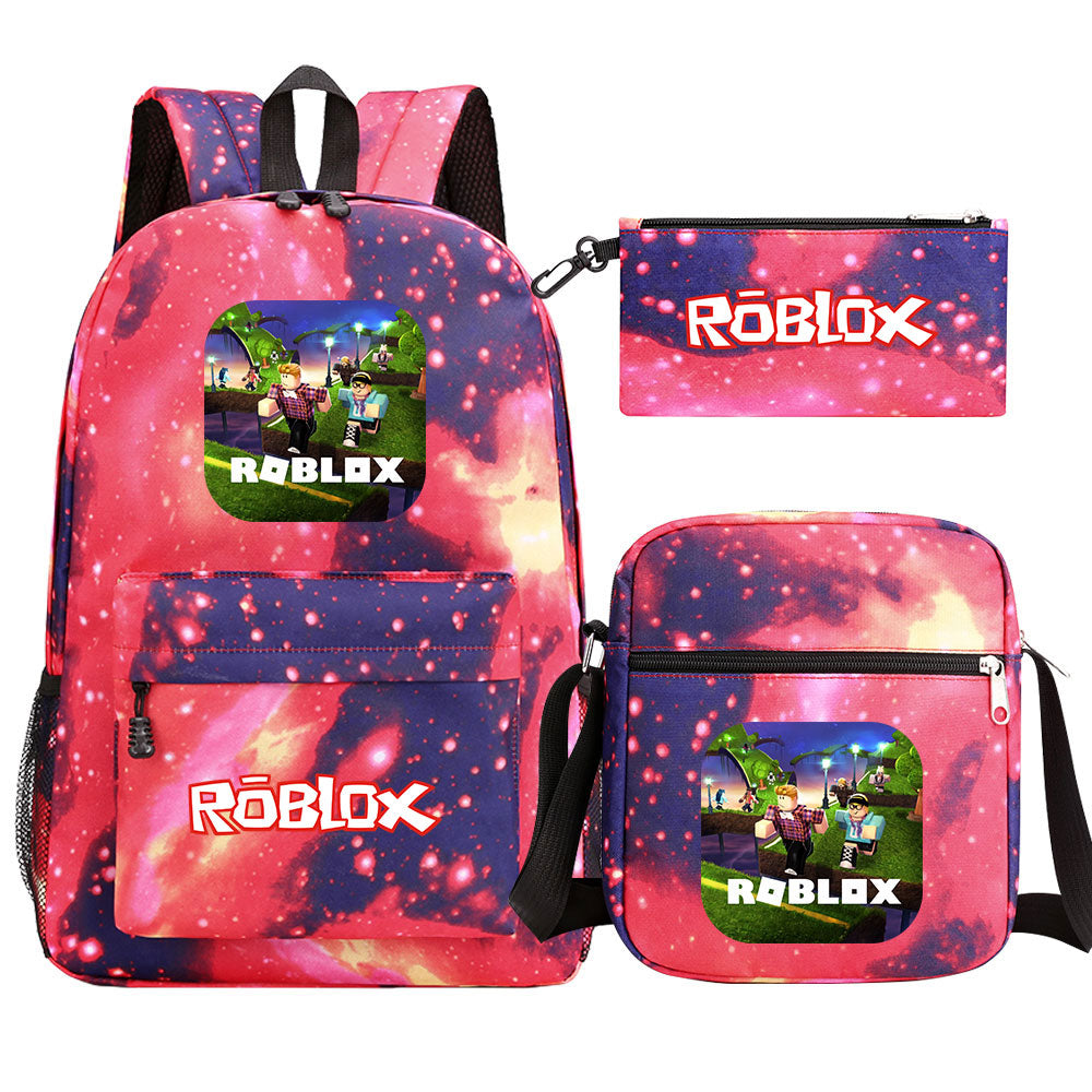 2025 Roblox SchoolBag Backpack Shoulder Bag Book Pencil Bags 3pcs Set