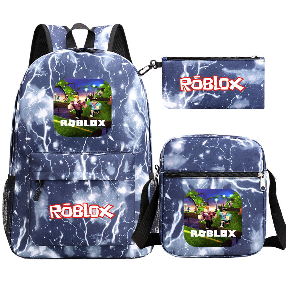 2025 Roblox SchoolBag Backpack Shoulder Bag Book Pencil Bags 3pcs Set
