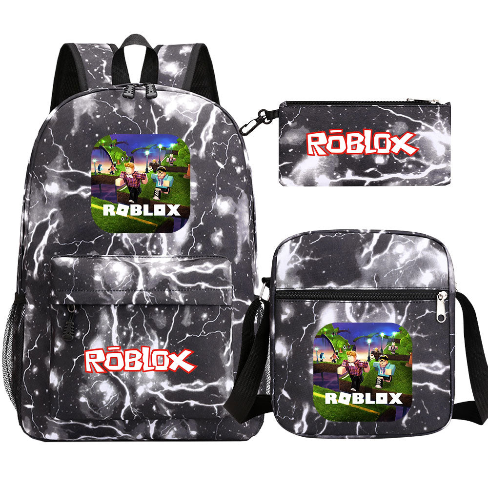 2025 Roblox SchoolBag Backpack Shoulder Bag Book Pencil Bags 3pcs Set