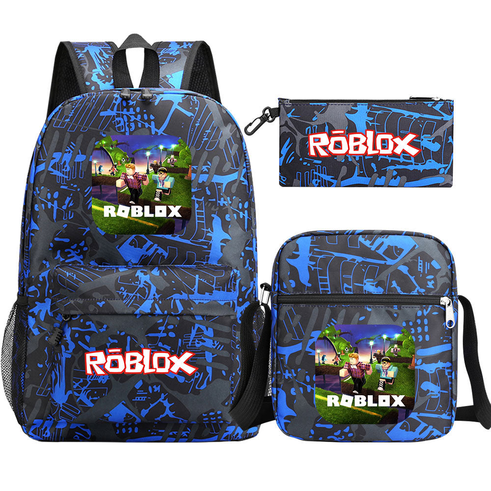 2025 Roblox SchoolBag Backpack Shoulder Bag Book Pencil Bags 3pcs Set