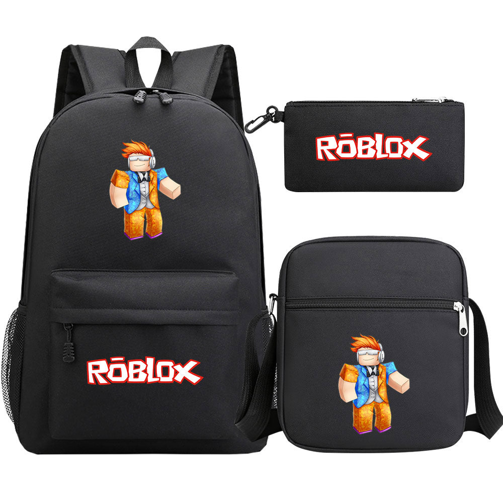 2025 Roblox SchoolBag Backpack Shoulder Bag Book Pencil Bags 3pcs Set