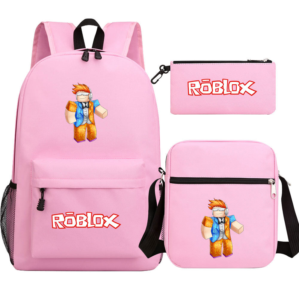 2025 Roblox SchoolBag Backpack Shoulder Bag Book Pencil Bags 3pcs Set