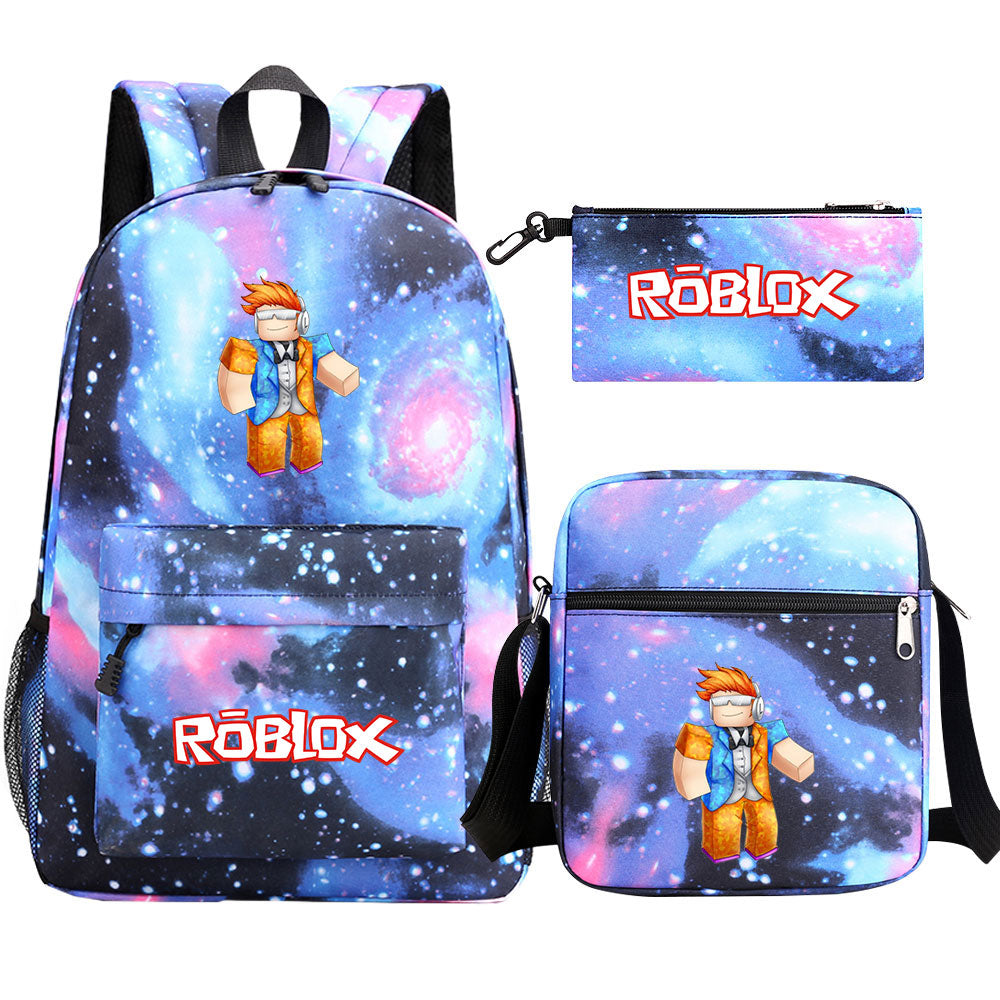 2025 Roblox SchoolBag Backpack Shoulder Bag Book Pencil Bags 3pcs Set
