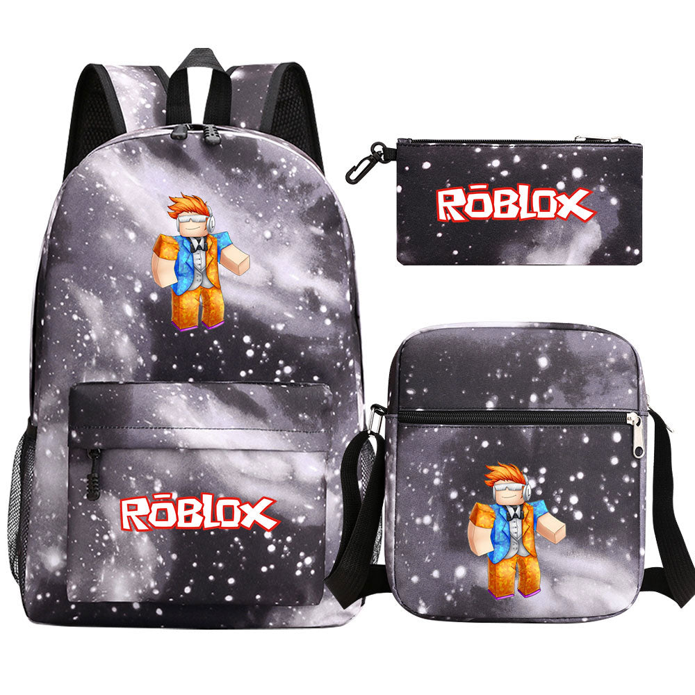 2025 Roblox SchoolBag Backpack Shoulder Bag Book Pencil Bags 3pcs Set