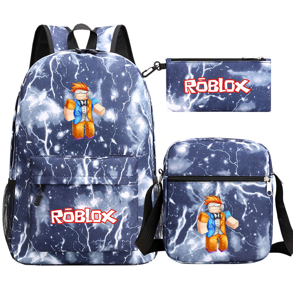 2025 Roblox SchoolBag Backpack Shoulder Bag Book Pencil Bags 3pcs Set