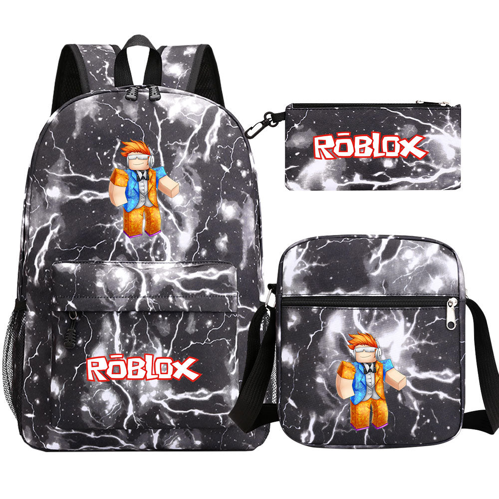 2025 Roblox SchoolBag Backpack Shoulder Bag Book Pencil Bags 3pcs Set
