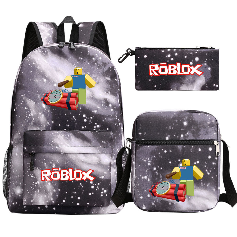 2025 Roblox SchoolBag Backpack Shoulder Bag Book Pencil Bags 3pcs Set