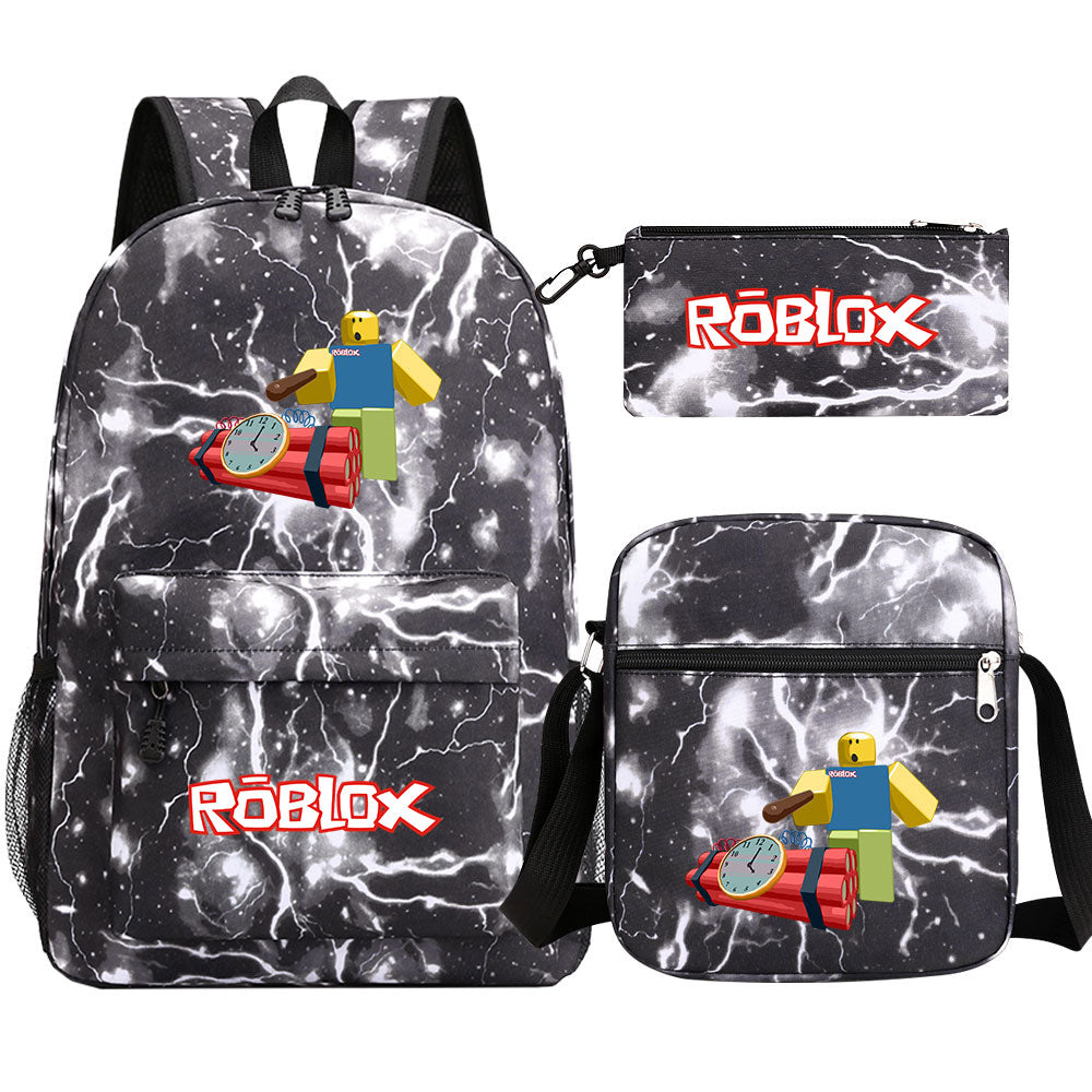 2025 Roblox SchoolBag Backpack Shoulder Bag Book Pencil Bags 3pcs Set
