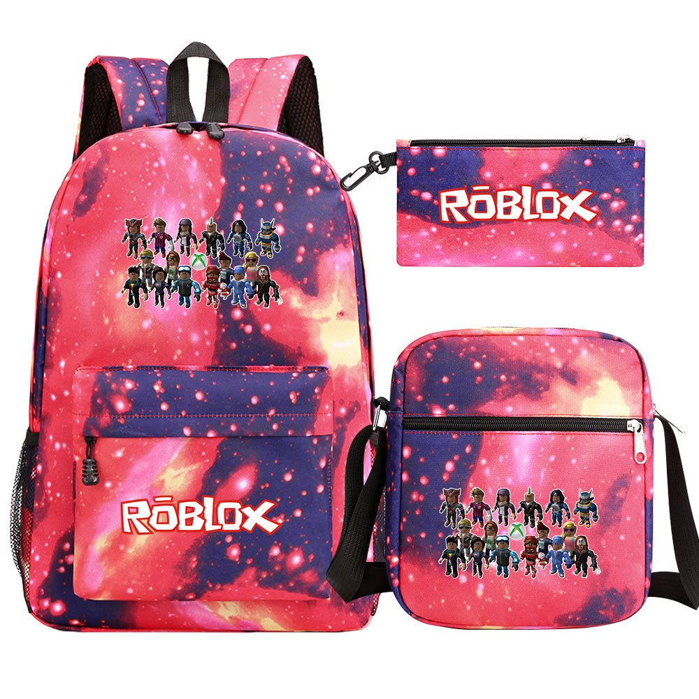 2025 Roblox SchoolBag Backpack Shoulder Bag Book Pencil Bags 3pcs Set