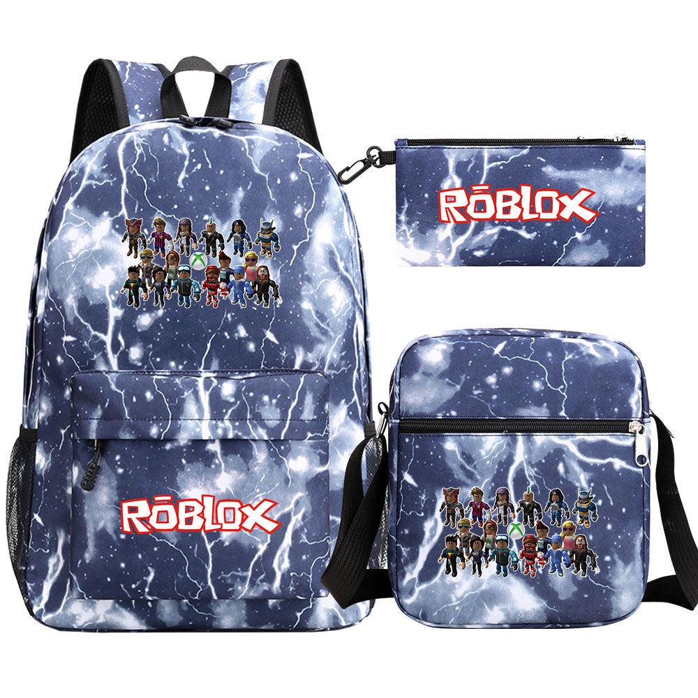 2025 Roblox SchoolBag Backpack Shoulder Bag Book Pencil Bags 3pcs Set