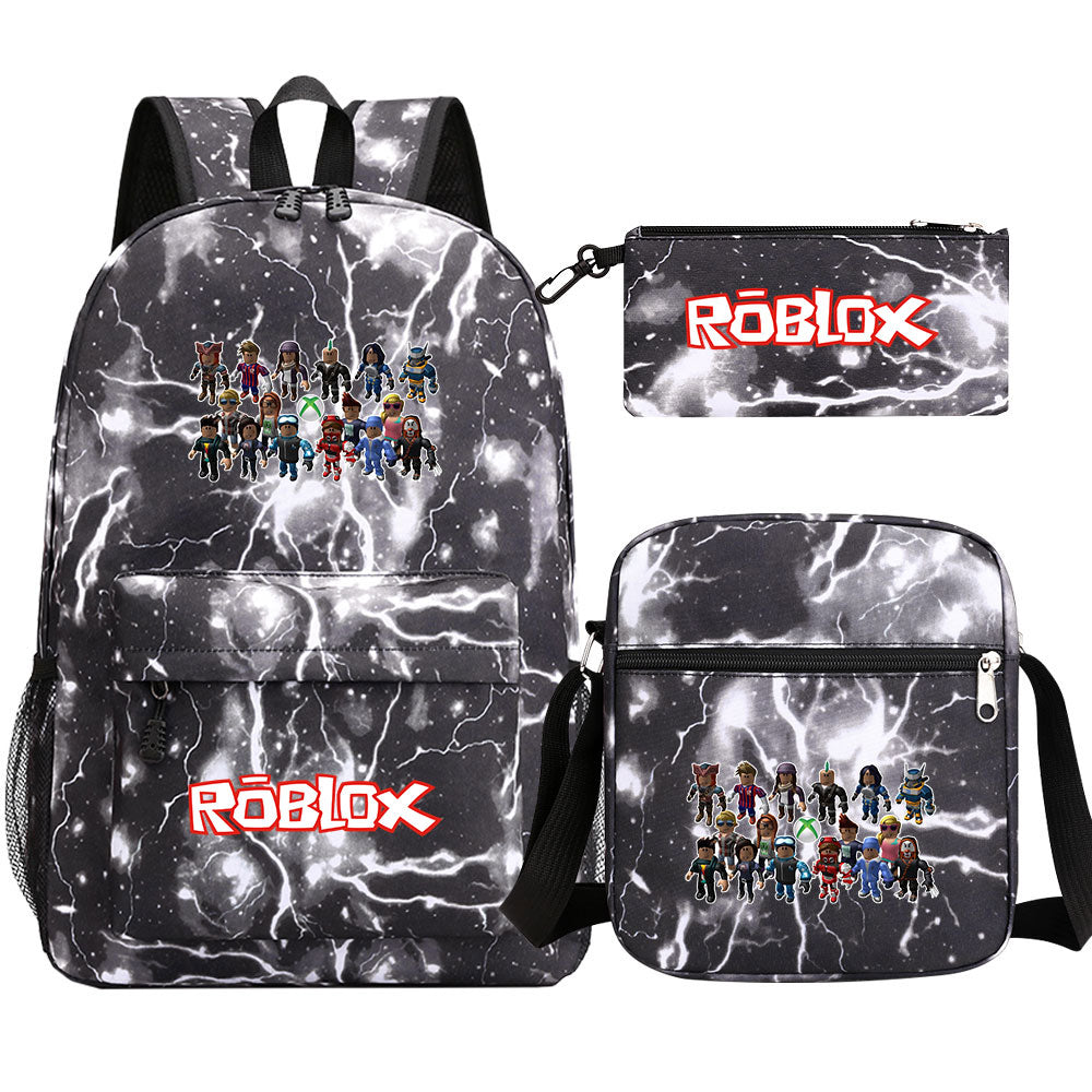 2025 Roblox SchoolBag Backpack Shoulder Bag Book Pencil Bags 3pcs Set