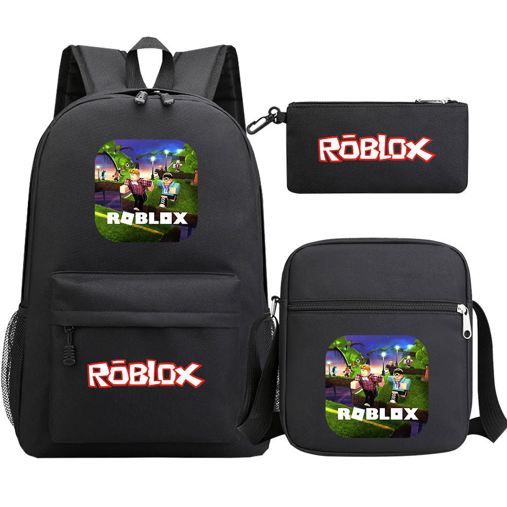 2025 Roblox SchoolBag Backpack Shoulder Bag Book Pencil Bags 3pcs Set