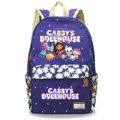Gabby's Dollhouse Fashion Canvas Travel Backpack School Bag